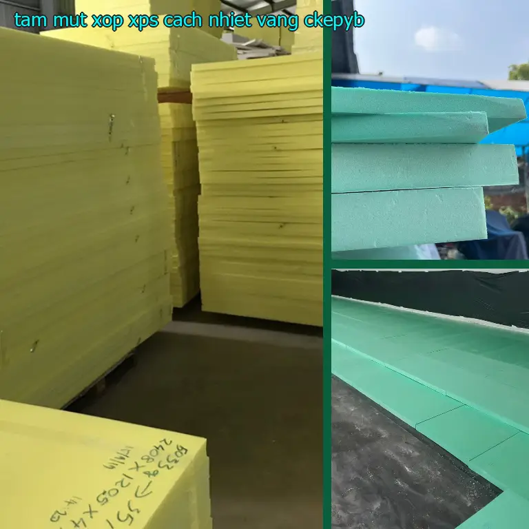 Model tấm mút xốp XPS cách nhiệt Vàng: CKEPYB Model tấm mút xốp XPS cách nhiệt Vàng: CKEPYB