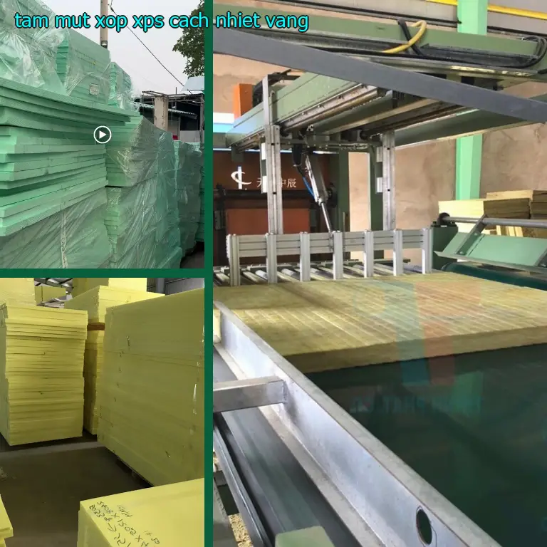 Tấm mút xốp XPS cách nhiệt Vàng