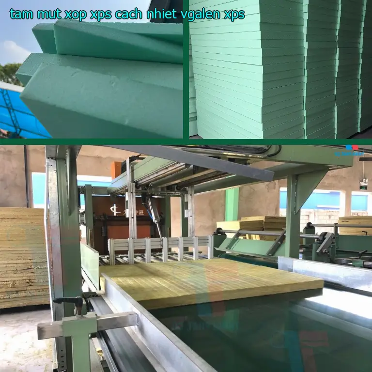 Chất liệu tấm mút xốp XPS cách nhiệt VGALEN: XPS Chất liệu tấm mút xốp XPS cách nhiệt VGALEN: XPS