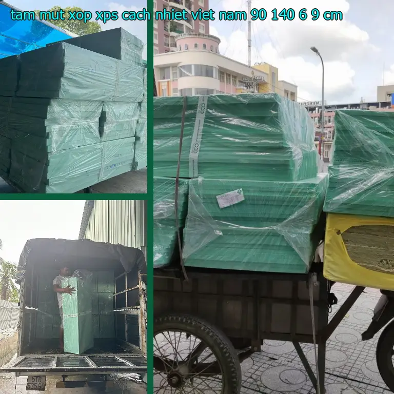 Kích thước tấm mút xốp XPS cách nhiệt Viet Nam: 90*140*6.9 cm Kích thước tấm mút xốp XPS cách nhiệt Viet Nam: 90*140*6.9 cm