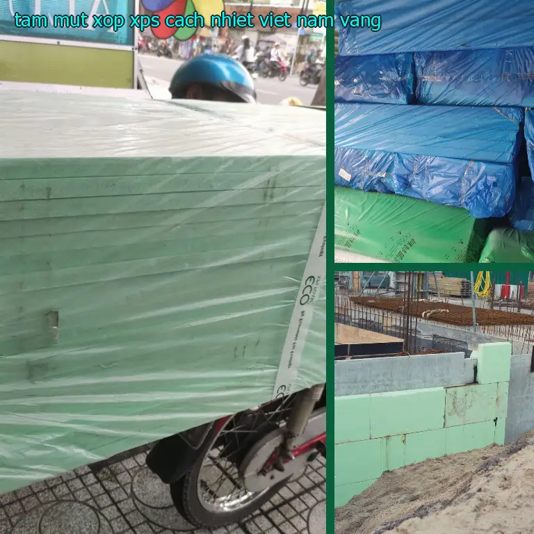 Màu sắc tấm mút xốp XPS cách nhiệt Viet Nam: Vàng Màu sắc tấm mút xốp XPS cách nhiệt Viet Nam: Vàng
