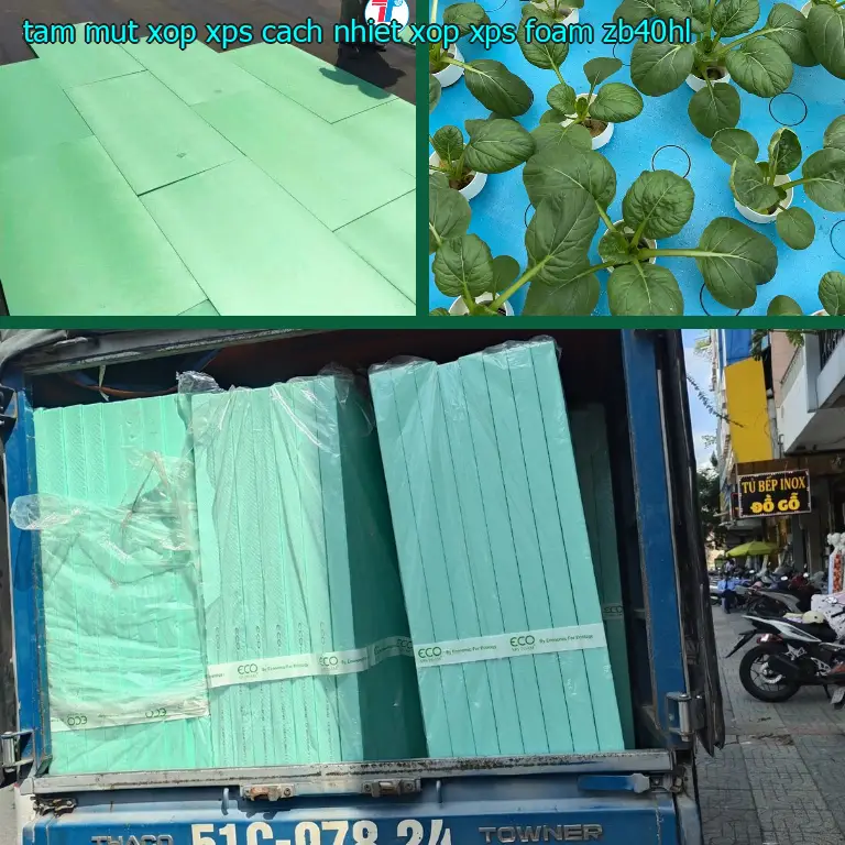 Model tấm mút xốp XPS cách nhiệt Xốp XPS Foam: ZB40HL
