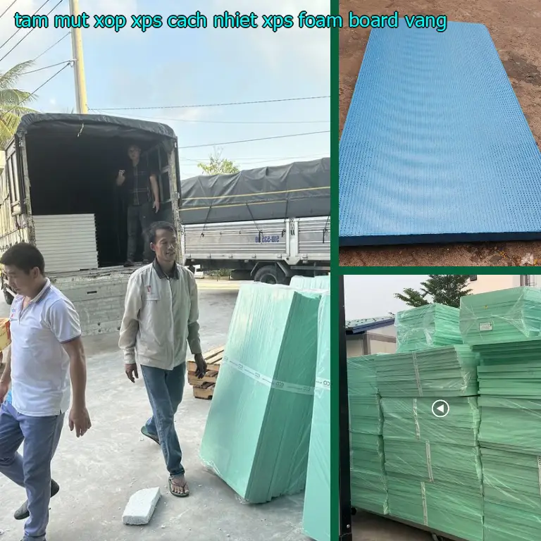 Màu sắc tấm mút xốp XPS cách nhiệt XPS Foam Board: Vàng Màu sắc tấm mút xốp XPS cách nhiệt XPS Foam Board: Vàng