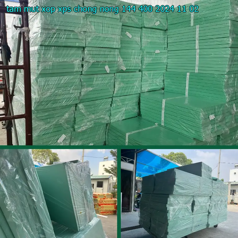 Ngày sản xuất tấm mút xốp XPS chống nóng 144.400₫: 2024-11-02 Ngày sản xuất tấm mút xốp XPS chống nóng 144.400₫: 2024-11-02