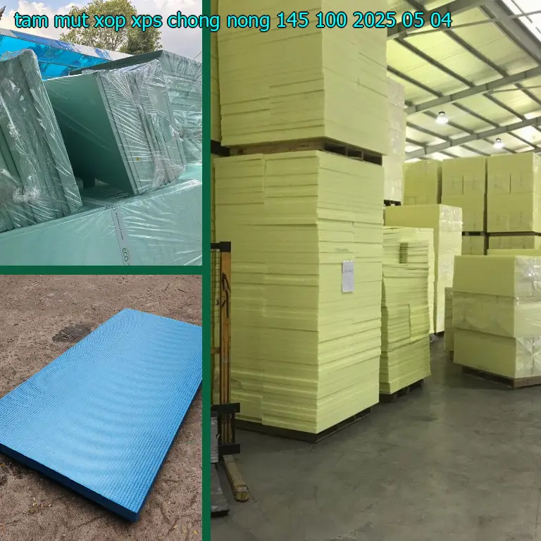 Ngày sản xuất tấm mút xốp XPS chống nóng 145.100₫: 2025-05-04 Ngày sản xuất tấm mút xốp XPS chống nóng 145.100₫: 2025-05-04