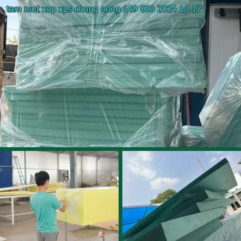 Ngày sản xuất tấm mút xốp XPS chống nóng 149.000₫: 2024-10-17 Ngày sản xuất tấm mút xốp XPS chống nóng 149.000₫: 2024-10-17