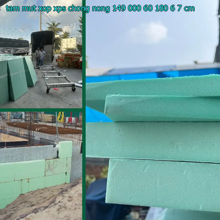 Kích thước tấm mút xốp XPS chống nóng 149.000₫: 60*180*6.7 cm Kích thước tấm mút xốp XPS chống nóng 149.000₫: 60*180*6.7 cm