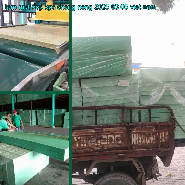 Xuất xứ tấm mút xốp XPS chống nóng 2025-03-05: Việt Nam