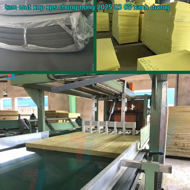 Màu sắc tấm mút xốp XPS chống nóng 2025-03-05: Xanh dương