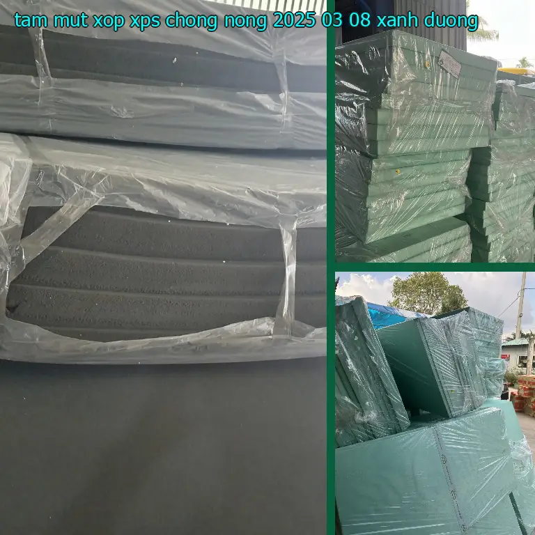 Màu sắc tấm mút xốp XPS chống nóng 2025-03-08: Xanh dương