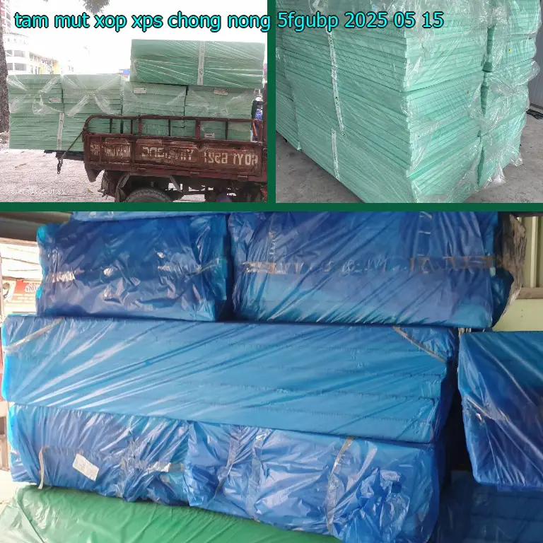 Ngày sản xuất tấm mút xốp XPS chống nóng 5FGUBP: 2025-05-15 Ngày sản xuất tấm mút xốp XPS chống nóng 5FGUBP: 2025-05-15