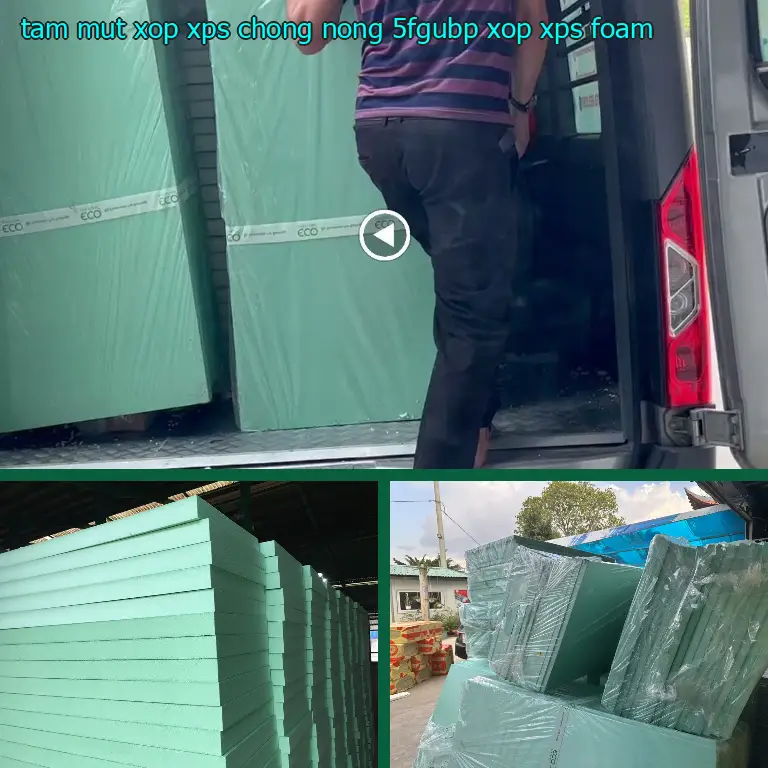 Danh mục tấm mút xốp XPS chống nóng 5FGUBP: Xốp XPS Foam Danh mục tấm mút xốp XPS chống nóng 5FGUBP: Xốp XPS Foam