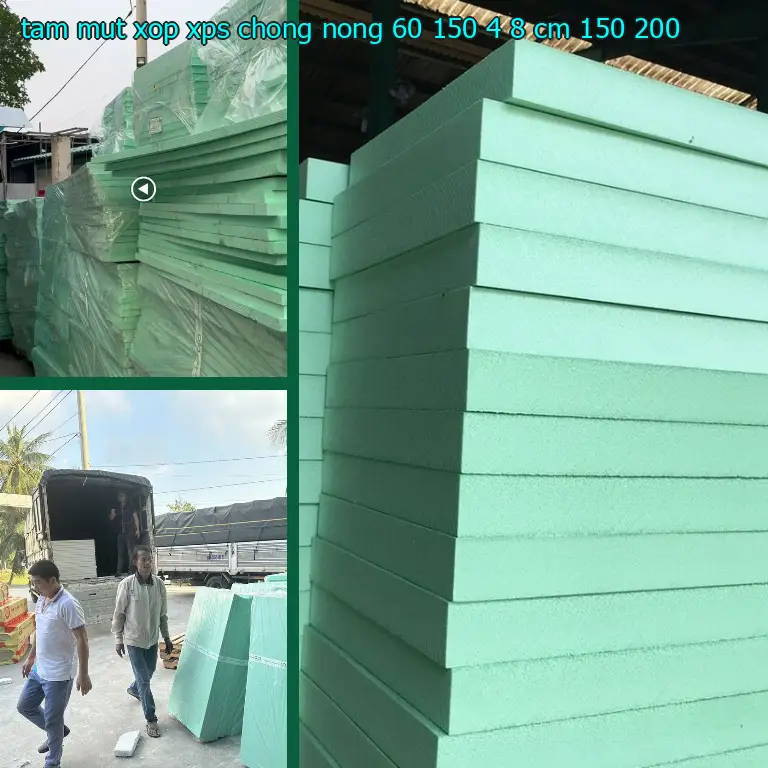 Đơn giá tấm mút xốp XPS chống nóng 60*150*4.8 cm: 150.200₫ Đơn giá tấm mút xốp XPS chống nóng 60*150*4.8 cm: 150.200₫