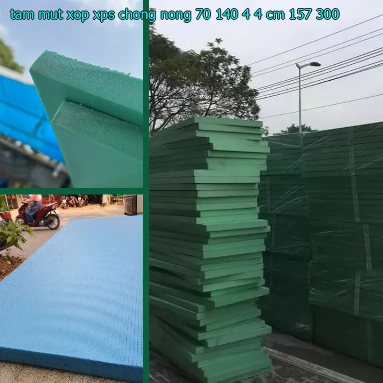 Giá tấm mút xốp XPS chống nóng 70*140*4.4 cm: 157.300₫ Giá tấm mút xốp XPS chống nóng 70*140*4.4 cm: 157.300₫