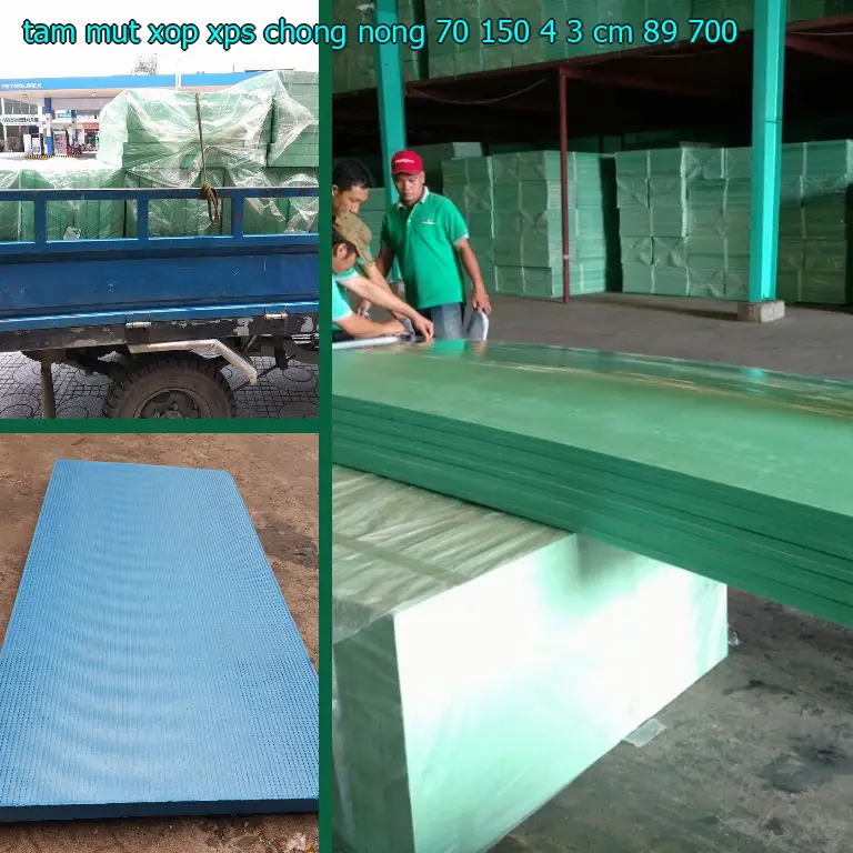 Giá tấm mút xốp XPS chống nóng 70*150*4.3 cm: 89.700₫