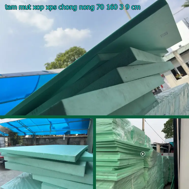 Tấm mút xốp XPS chống nóng 70*160*3.9 cm