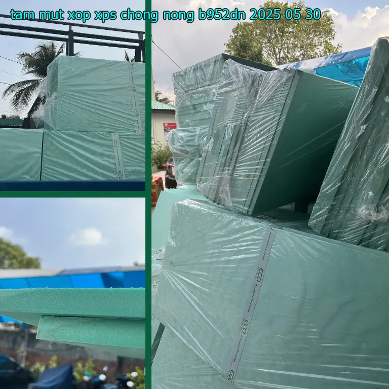 Ngày sản xuất tấm mút xốp XPS chống nóng B952DN: 2025-05-30