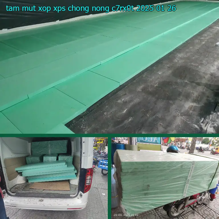 Ngày sản xuất tấm mút xốp XPS chống nóng C7RX0T: 2025-01-26