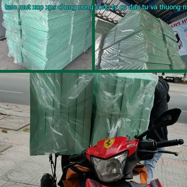 Ngày sản xuất tấm mút xốp XPS chống nóng Công ty CP đầu tư và thương mại AK Việt Nam: 2025-06-09