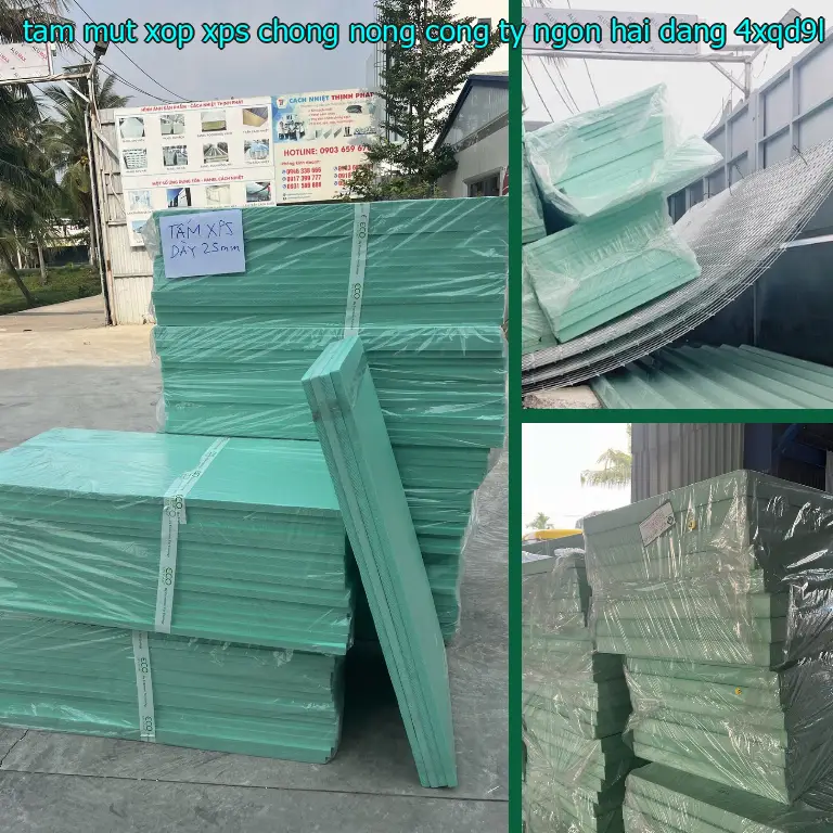 Model tấm mút xốp XPS chống nóng Công ty Ngọn Hải Đăng: 4XQD9L Model tấm mút xốp XPS chống nóng Công ty Ngọn Hải Đăng: 4XQD9L