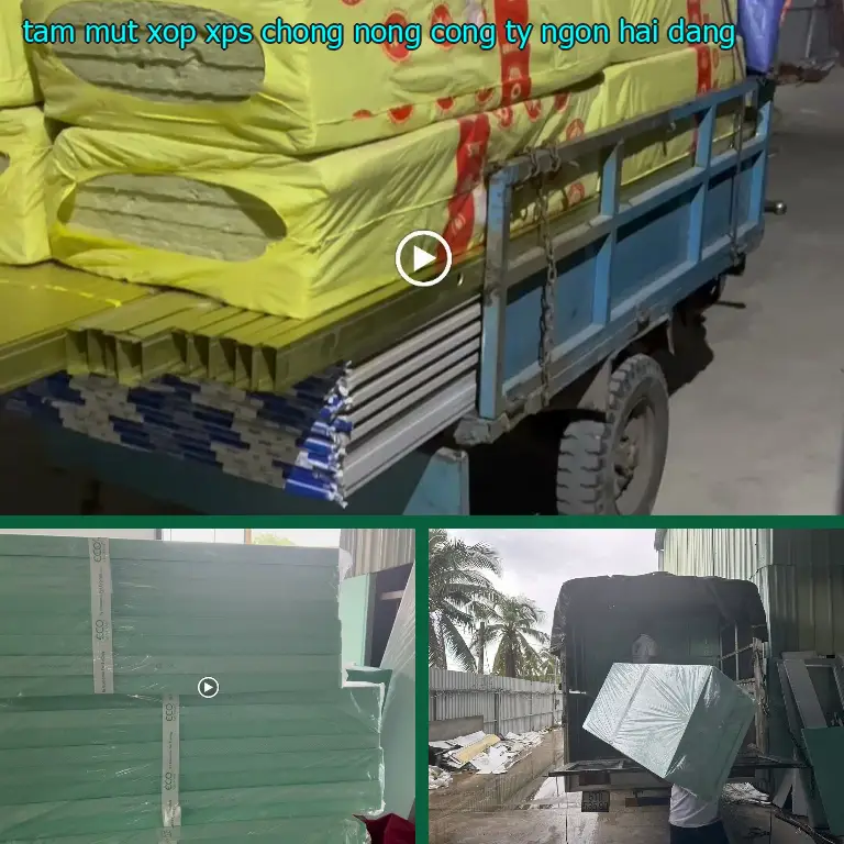 Tấm mút xốp XPS chống nóng Công ty Ngọn Hải Đăng