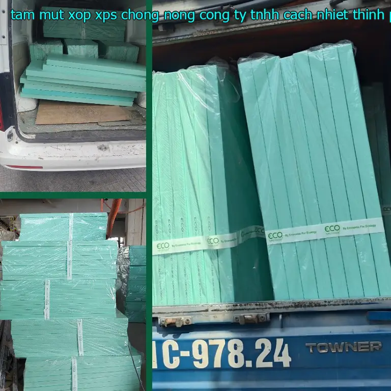Chất liệu tấm mút xốp XPS chống nóng Công ty TNHH cách nhiệt Thịnh Phát: XPS