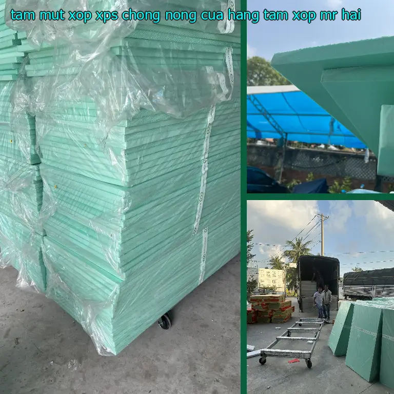 Tấm mút xốp XPS chống nóng Cửa hàng tấm xốp Mr.HẢI