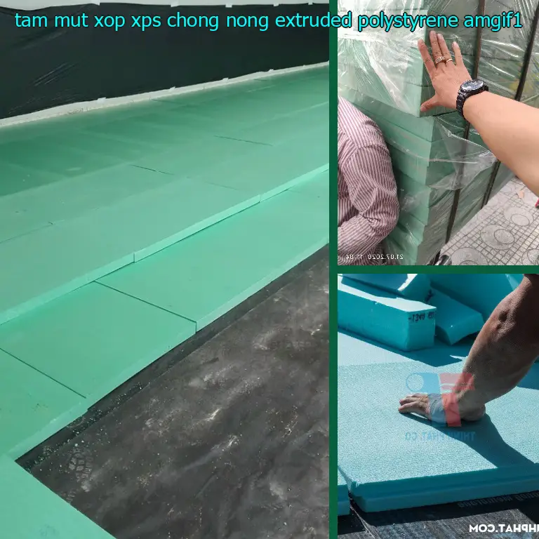 Model tấm mút xốp XPS chống nóng Extruded Polystyrene: AMGIF1 Model tấm mút xốp XPS chống nóng Extruded Polystyrene: AMGIF1