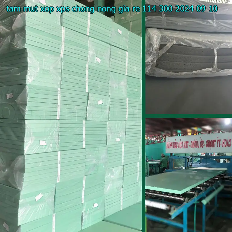 Ngày sản xuất tấm mút xốp XPS chống nóng giá rẻ 114.300₫: 2024-09-10 Ngày sản xuất tấm mút xốp XPS chống nóng giá rẻ 114.300₫: 2024-09-10