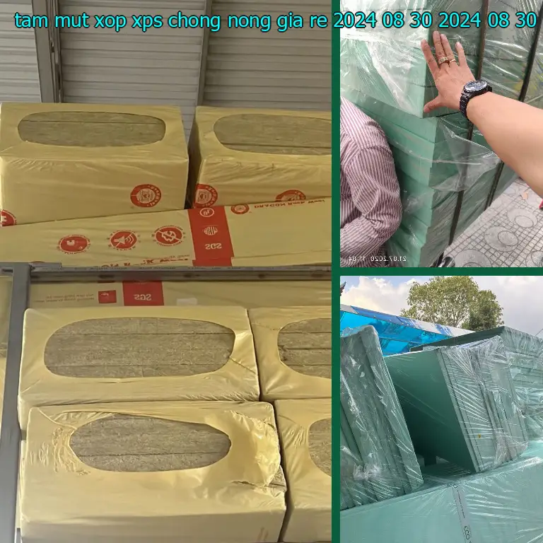Ngày sản xuất tấm mút xốp XPS chống nóng giá rẻ 2024-08-30: 2024-08-30