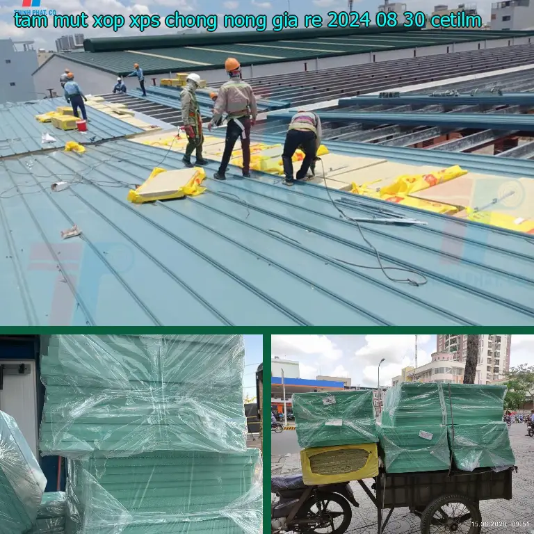 Model tấm mút xốp XPS chống nóng giá rẻ 2024-08-30: CETILM