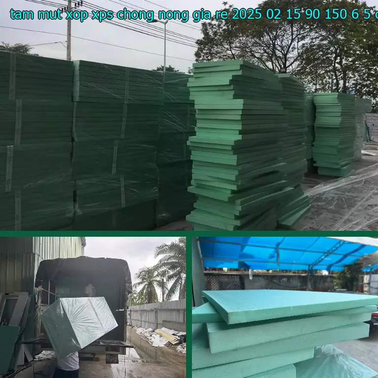Kích thước tấm mút xốp XPS chống nóng giá rẻ 2025-02-15: 90*150*6.5 cm Kích thước tấm mút xốp XPS chống nóng giá rẻ 2025-02-15: 90*150*6.5 cm