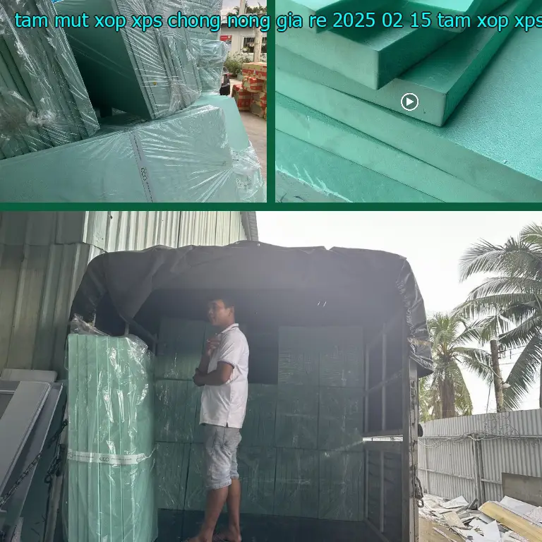 Nhà sản xuất tấm mút xốp XPS chống nóng giá rẻ 2025-02-15: Tấm xốp XPS Đại Việt Nhà sản xuất tấm mút xốp XPS chống nóng giá rẻ 2025-02-15: Tấm xốp XPS Đại Việt
