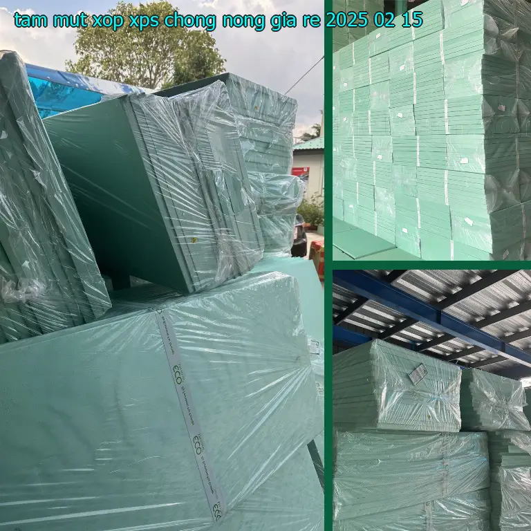 Tấm mút xốp XPS chống nóng giá rẻ 2025-02-15