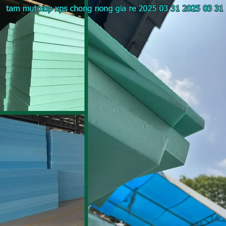 Ngày sản xuất tấm mút xốp XPS chống nóng giá rẻ 2025-03-31: 2025-03-31