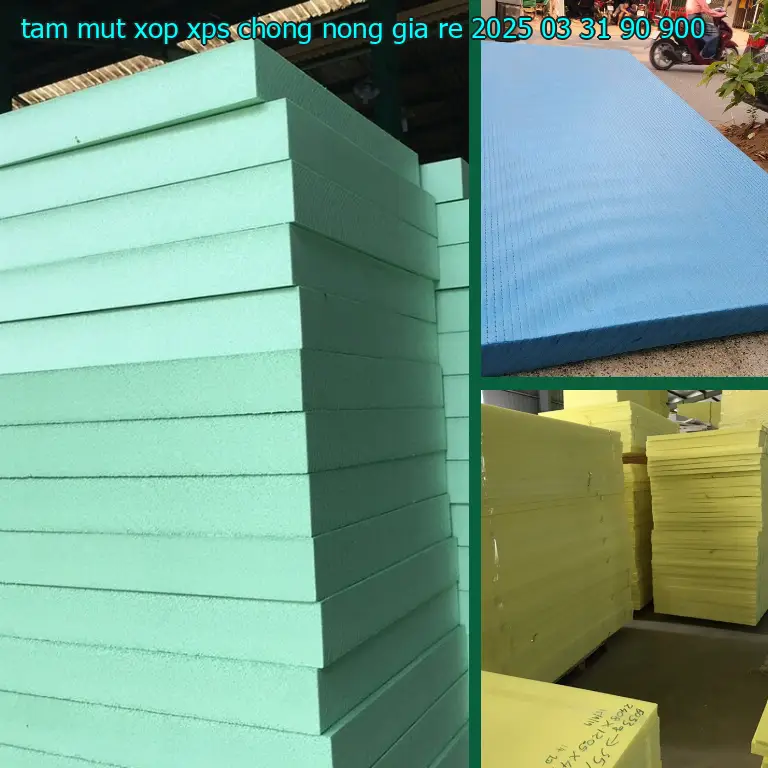 Giá tấm mút xốp XPS chống nóng giá rẻ 2025-03-31: 90.900₫