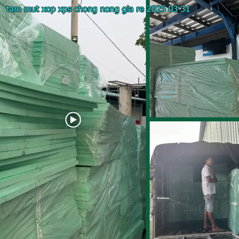 Tấm mút xốp XPS chống nóng giá rẻ 2025-03-31