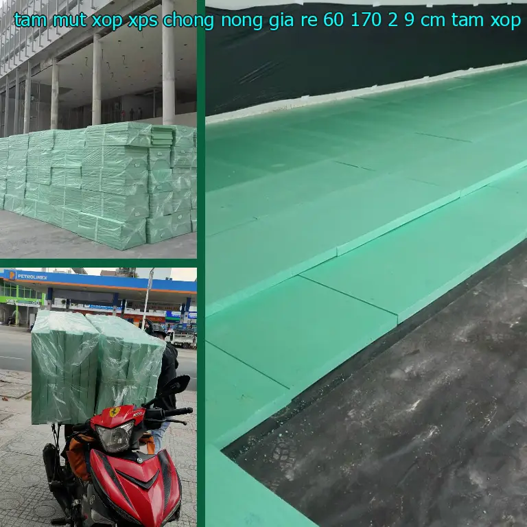 Nhà sản xuất tấm mút xốp XPS chống nóng giá rẻ 60*170*2.9 cm: Tấm xốp XPS DTL Việt Nam