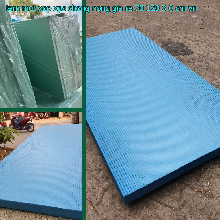 Xuất xứ tấm mút xốp XPS chống nóng giá rẻ 70*120*3.0 cm: VN Xuất xứ tấm mút xốp XPS chống nóng giá rẻ 70*120*3.0 cm: VN