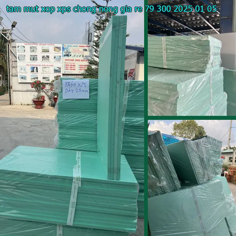 Ngày sản xuất tấm mút xốp XPS chống nóng giá rẻ 79.300₫: 2025-01-05 Ngày sản xuất tấm mút xốp XPS chống nóng giá rẻ 79.300₫: 2025-01-05