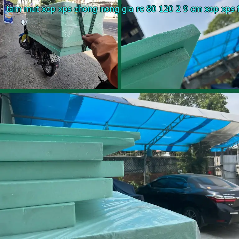 Danh mục tấm mút xốp XPS chống nóng giá rẻ 80*120*2.9 cm: Xốp XPS Foam