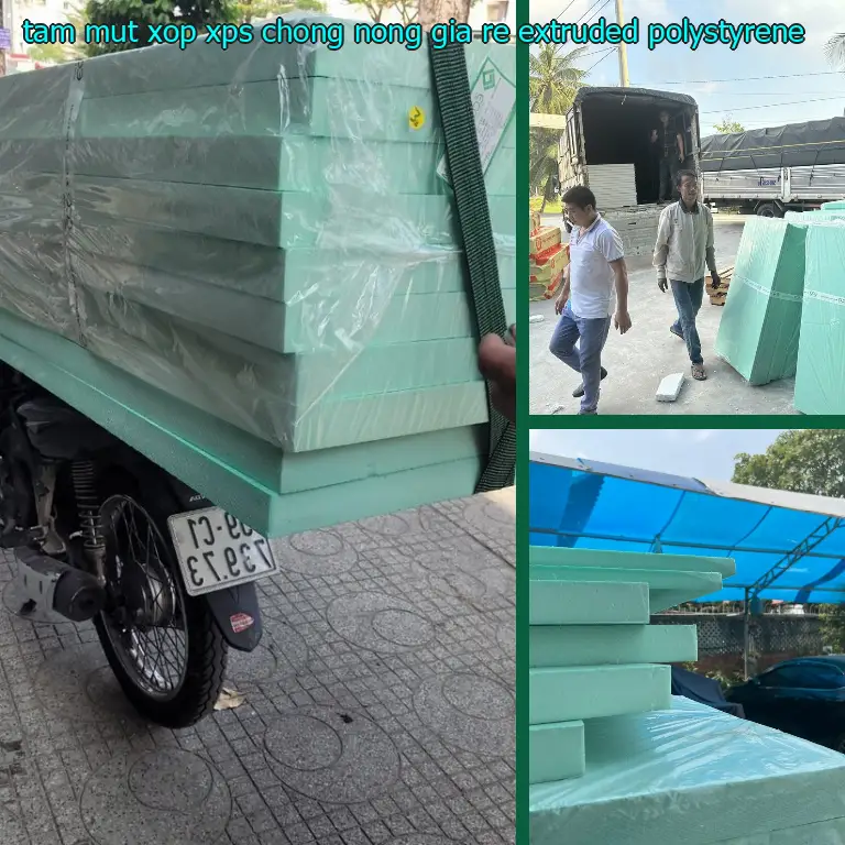 Tấm mút xốp XPS chống nóng giá rẻ Extruded Polystyrene