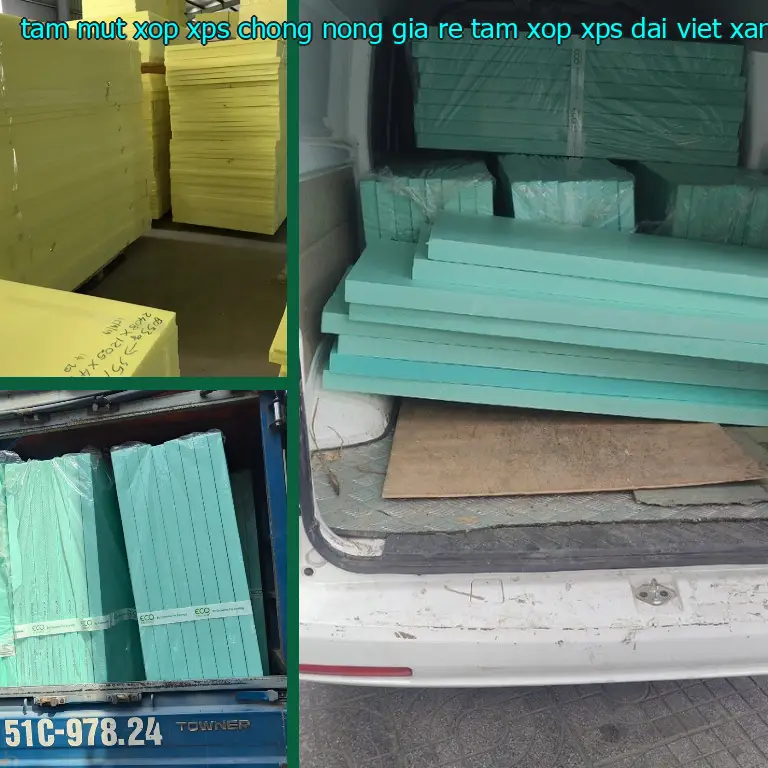 Màu sắc tấm mút xốp XPS chống nóng giá rẻ Tấm xốp XPS Đại Việt: Xanh lá Màu sắc tấm mút xốp XPS chống nóng giá rẻ Tấm xốp XPS Đại Việt: Xanh lá