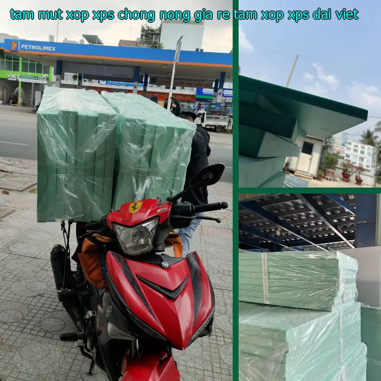 Tấm mút xốp XPS chống nóng giá rẻ Tấm xốp XPS Đại Việt