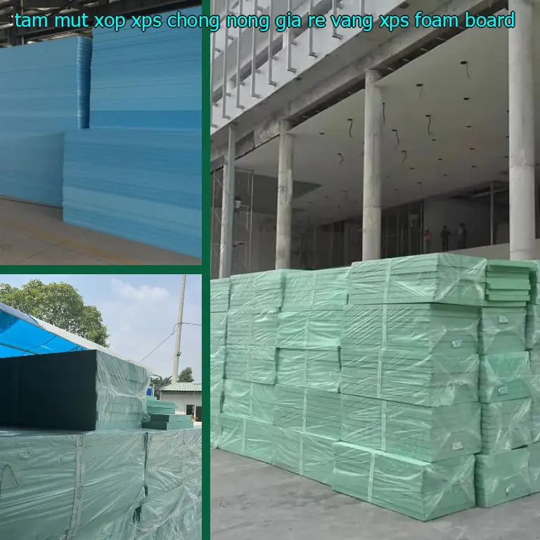 Danh mục tấm mút xốp XPS chống nóng giá rẻ Vàng: XPS Foam Board