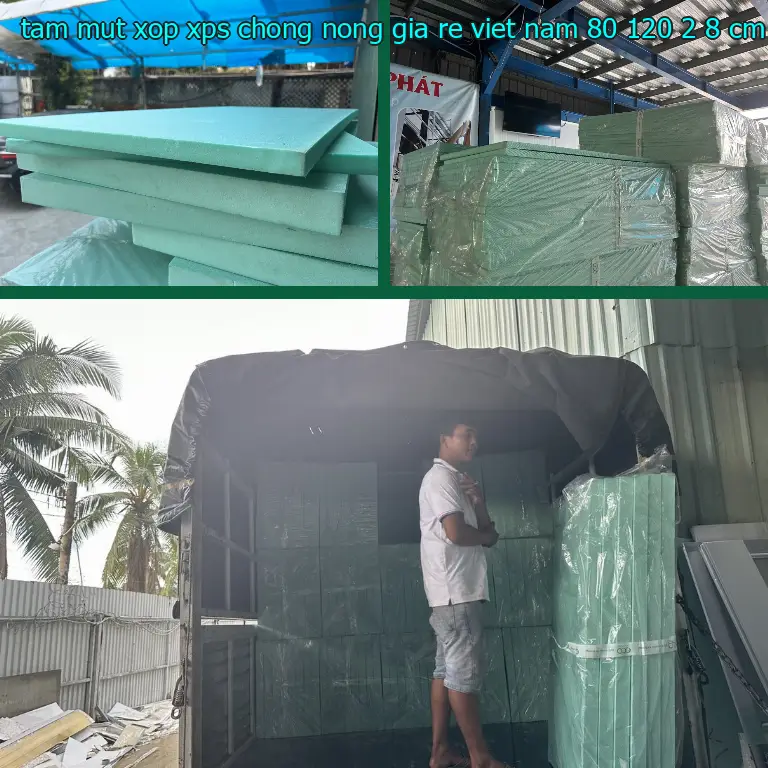Kích thước tấm mút xốp XPS chống nóng giá rẻ Việt Nam: 80*120*2.8 cm Kích thước tấm mút xốp XPS chống nóng giá rẻ Việt Nam: 80*120*2.8 cm
