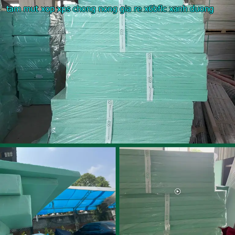 Màu sắc tấm mút xốp XPS chống nóng giá rẻ X6BFLC: Xanh dương