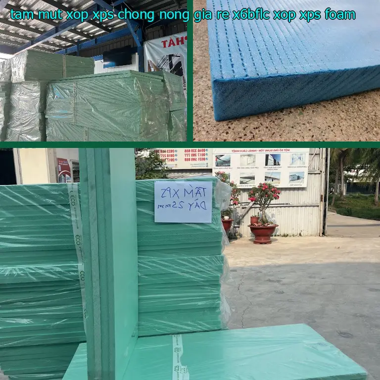 Danh mục tấm mút xốp XPS chống nóng giá rẻ X6BFLC: Xốp XPS Foam