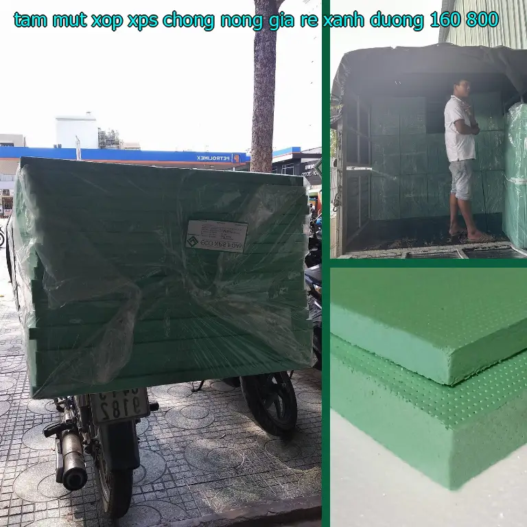 Đơn giá tấm mút xốp XPS chống nóng giá rẻ Xanh dương: 160.800₫ Đơn giá tấm mút xốp XPS chống nóng giá rẻ Xanh dương: 160.800₫