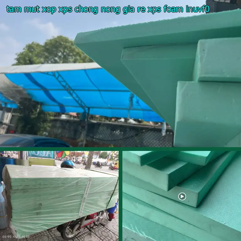 Model tấm mút xốp XPS chống nóng giá rẻ XPS Foam: INUVF0